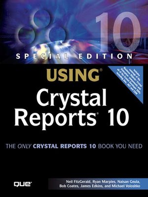 cover image of Special Edition Using Crystal Reports 10